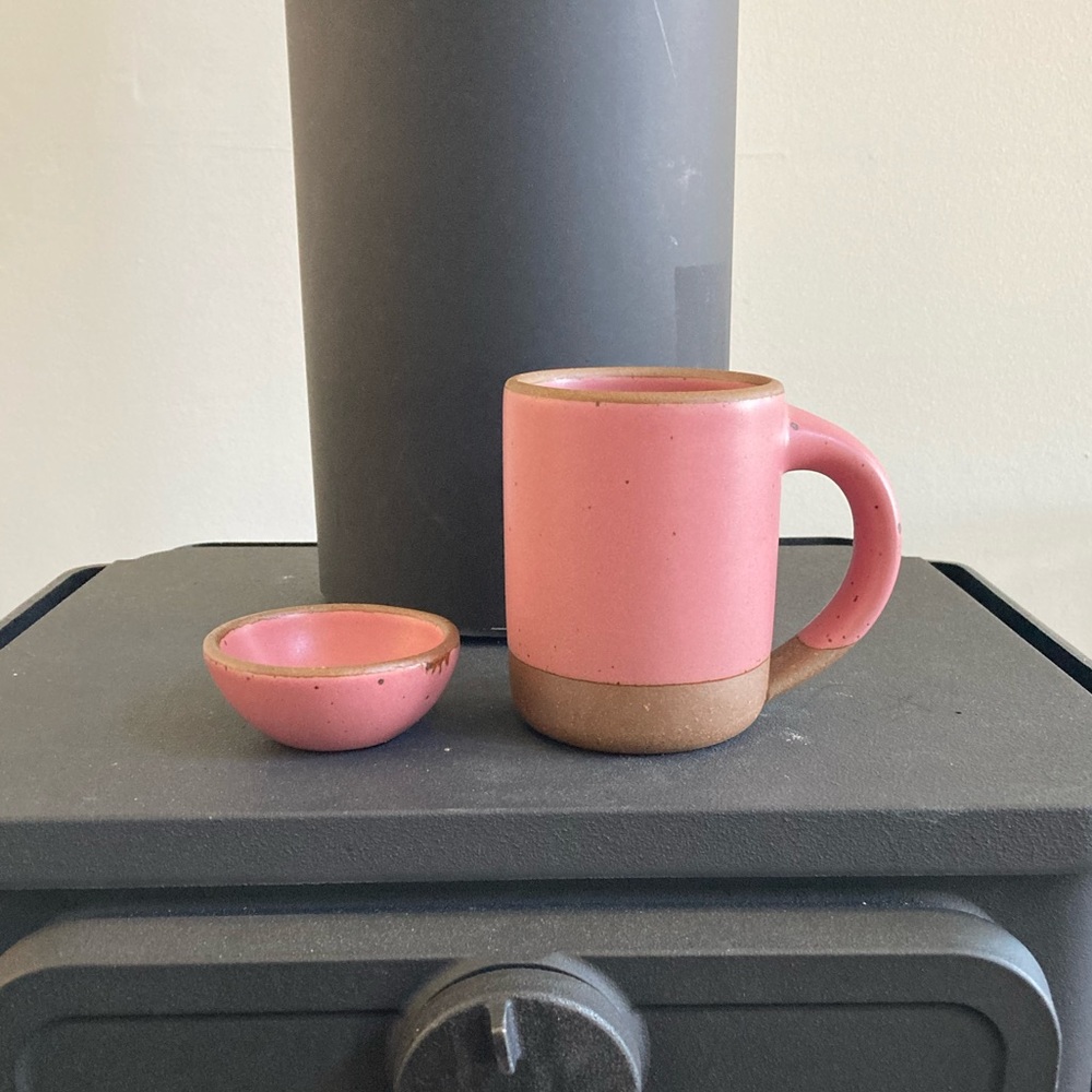 East Fork Pottery Rococo Mug & Bitty Bowl